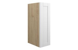 Abbi 200mm Standard Toilet Roll Unit - Matt White (Oak Cab)